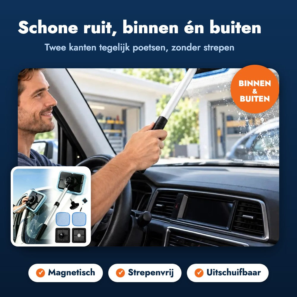 Magwip Magnetische Autoreiniger voor Autoruiten