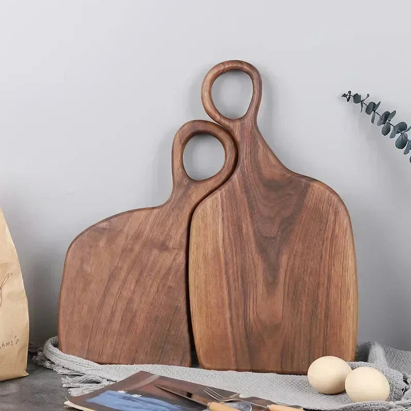 WalnutCraft – 2-Pack Walnoothouten Snijplanken – Stijlvolle & Duurzame Keukenaccessoires