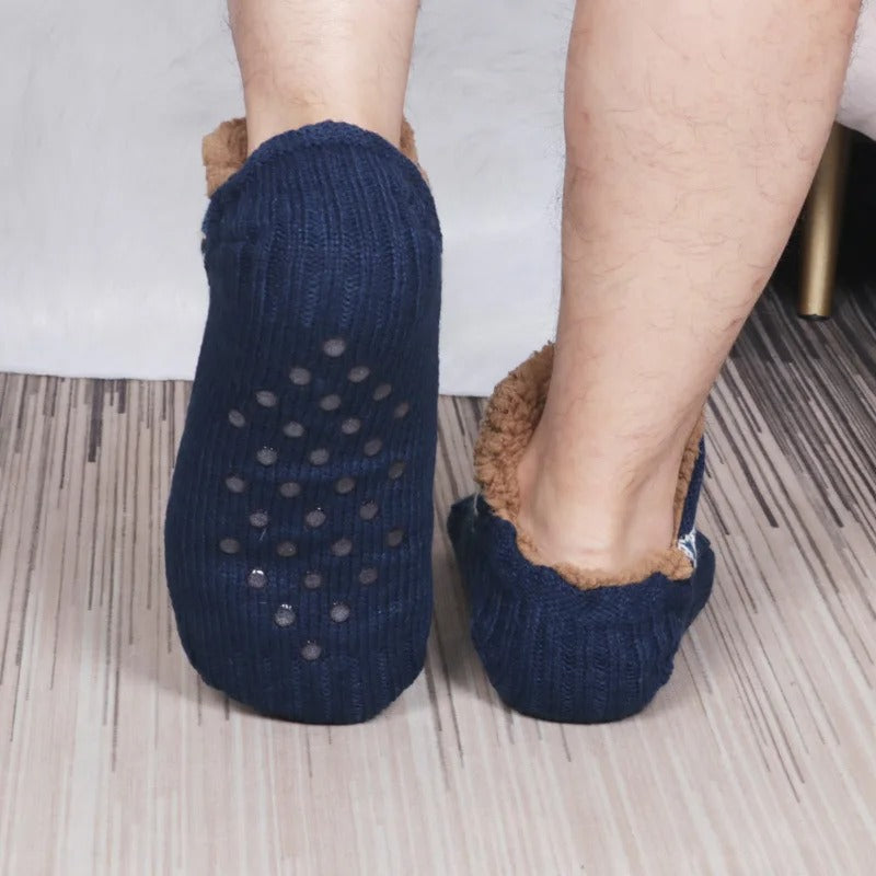 ThermoGrip – Warme Antislip Wintersokken voor Thuisgebruik | Unisex Comfort en Veiligheid | 3-Pack