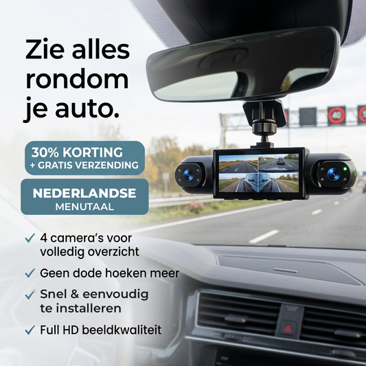 DashPro | De dashcam die álles rond je auto vastlegt