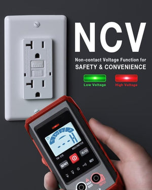 Digivolt Digitale Multimeter 600 V AC/DC, Automatische Meting, Hoge Precisie en Brandbeveiliging