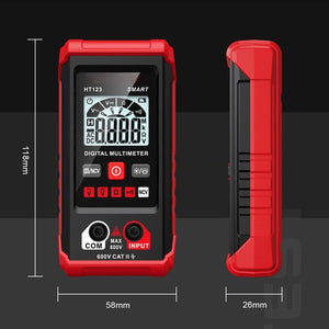 Digivolt Digitale Multimeter 600 V AC/DC, Automatische Meting, Hoge Precisie en Brandbeveiliging
