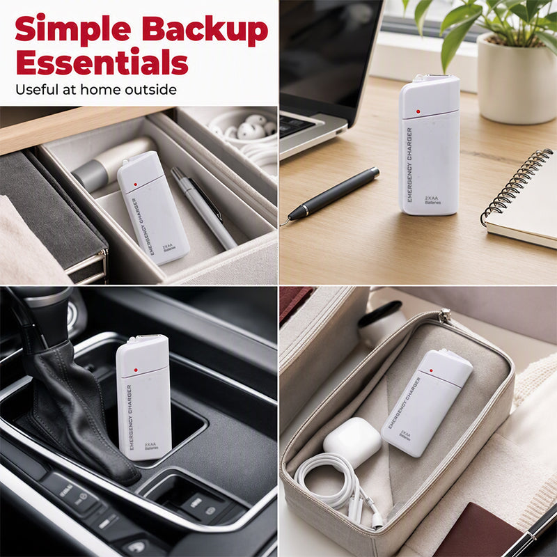 Emergo Nood-powerbank met oplader