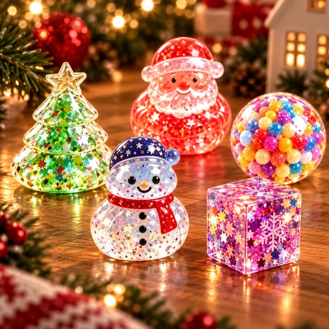 Snoobies Squishies Adventskalender - 24 Kerst Squishies In 3 Varianten