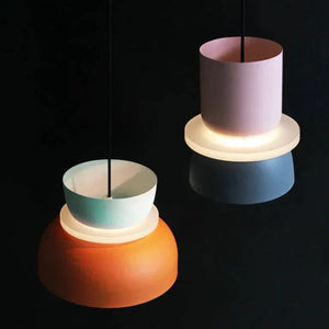 LumoPastel – Scandinavische Pastel Hanglamp – Moderne Opknoping Lamp voor Woonkamer, Keuken & Eetruimte