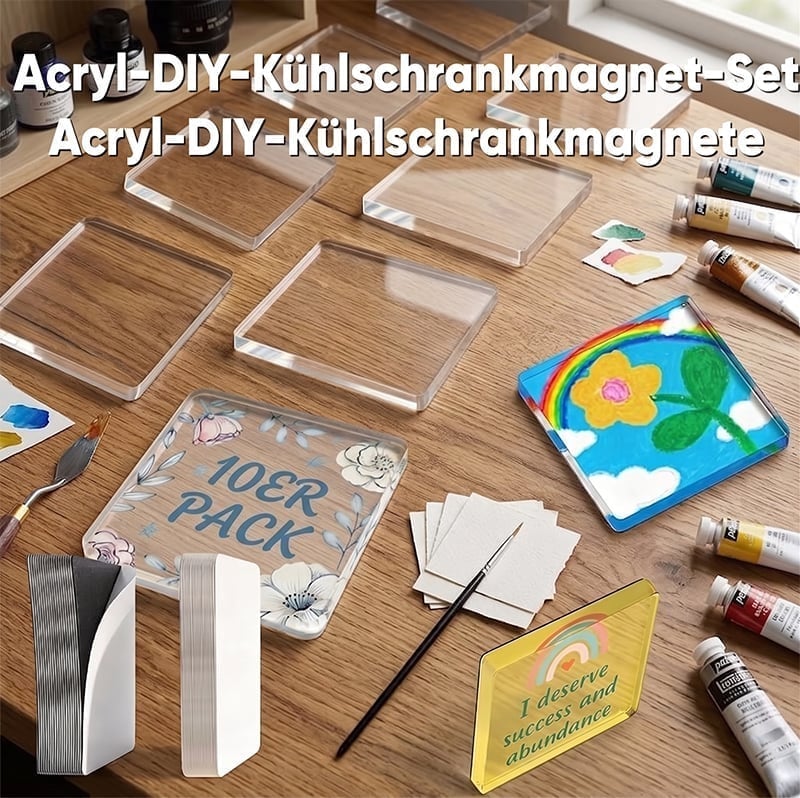Fridzio Magnetische Acryl Koelkastmagneet