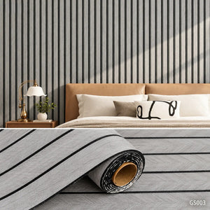 Groovewall Wandpanelen met 3D-effect, houtstructuur en zelfklevend